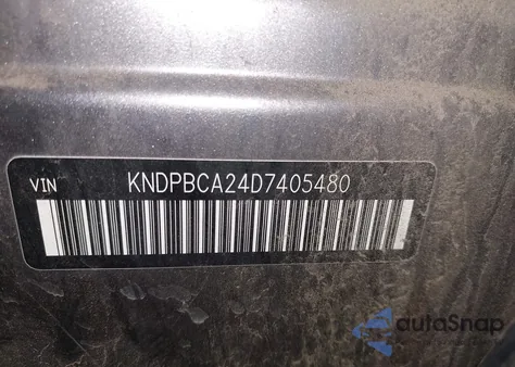 2013 Kia Sportage Lx z USA, uszkodzony, nr VIN KNDPBCA24D7405480